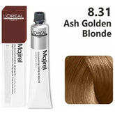 Loreal Majirel Hair Color 50G 8.31 Ash Golden Light Blonde + Oxidant 1000Ml Combo